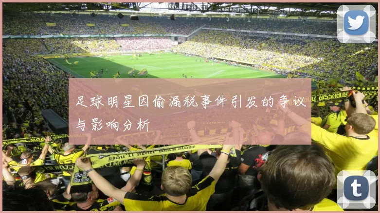 足球明星因偷漏税事件引发的争议与影响分析